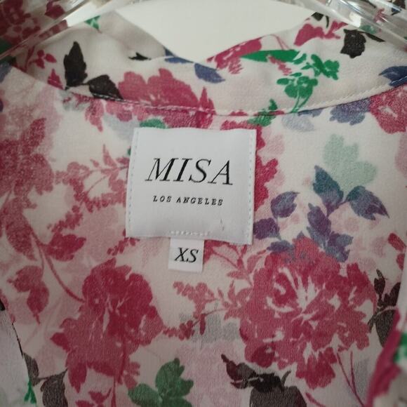 Misa Los Angeles Niamat Peony Floral Mini Dress XS - Picture 2 of 14